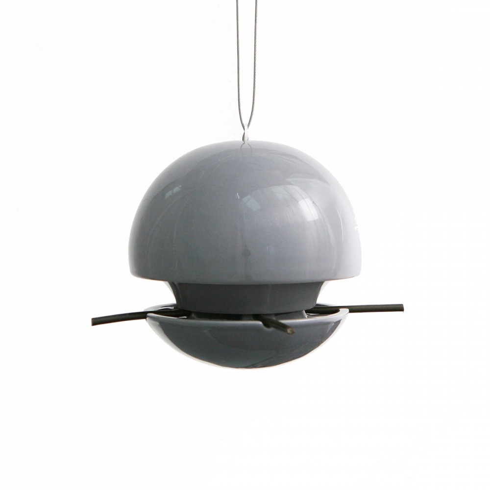 Green & Blue Grey Birdball Seed Feeder