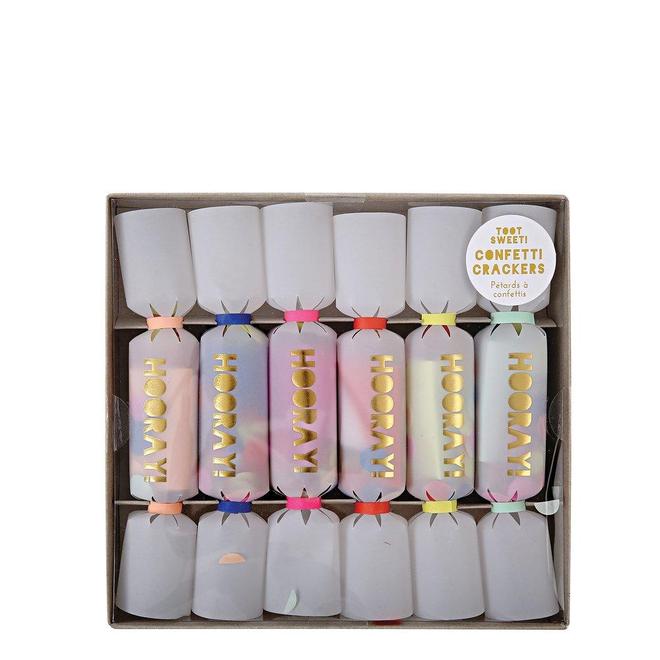 Meri Meri Pack of 6 Toot sweet Confetti Crackers