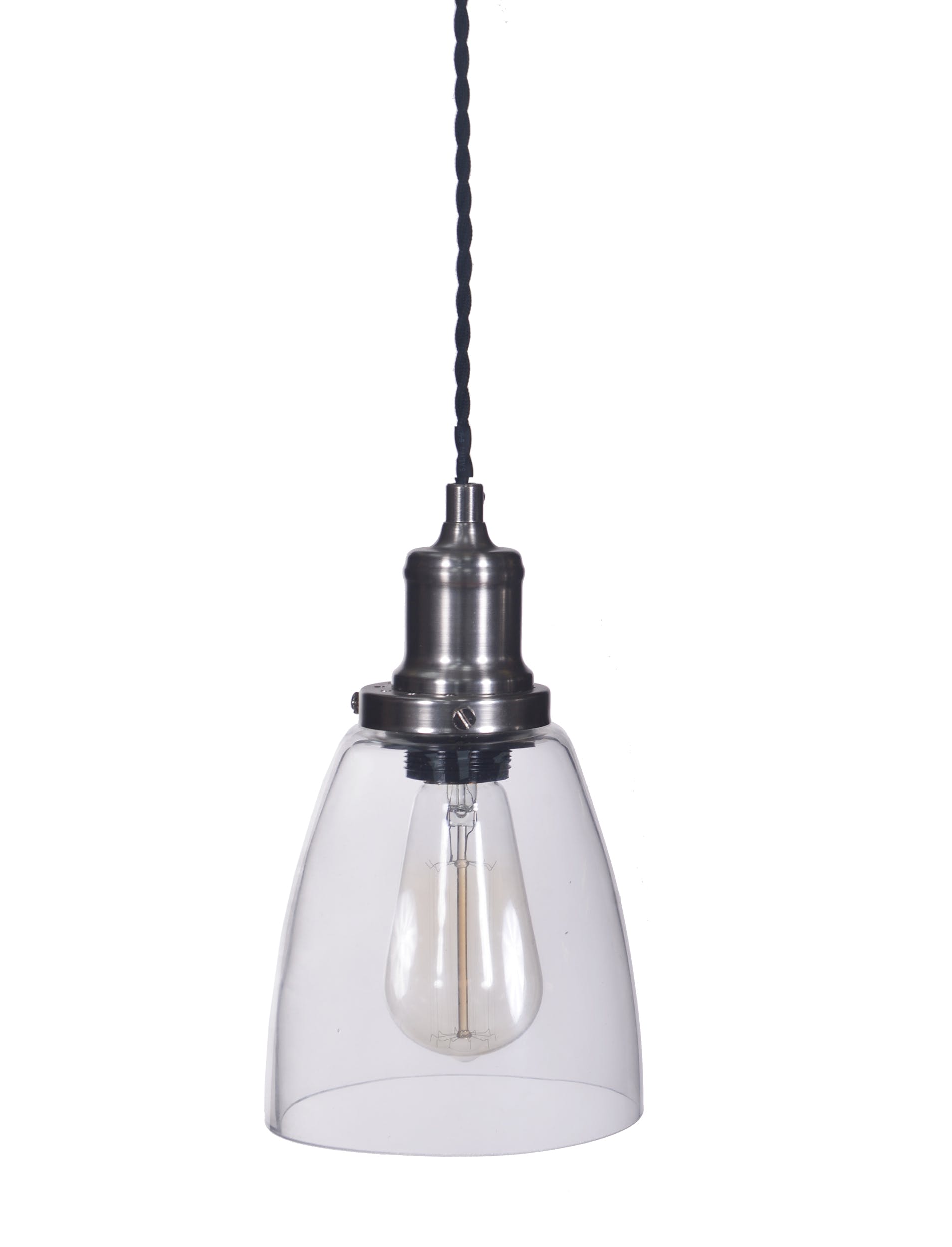 Garden Trading Glass Hoxton Dome Pendant Light