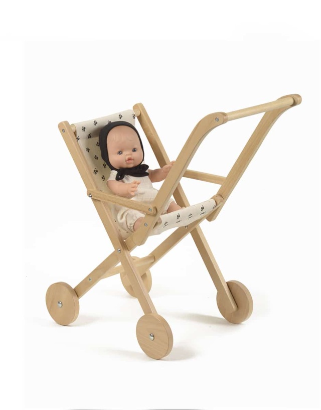 Minikane Ecru Nasturtium Fantine Wooden Stroller