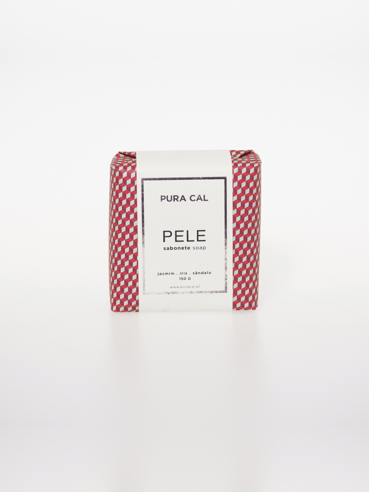 Pura Cal Jasmine, Iris & Sandalwood 150g Red Soap "Pele" Skin