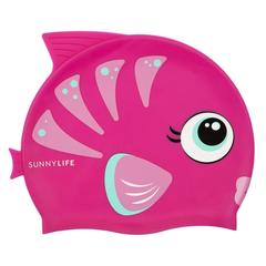 Sunnylife Pink Fish Swimming Cap