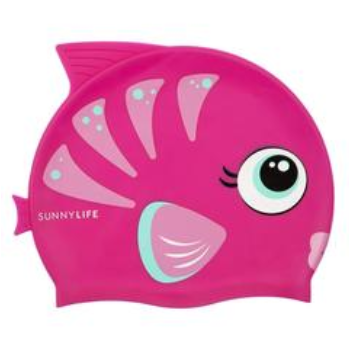 sunnylife-pink-fish-swimming-cap