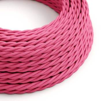 creative-cables-fuchsia-twisted-fabric-cable