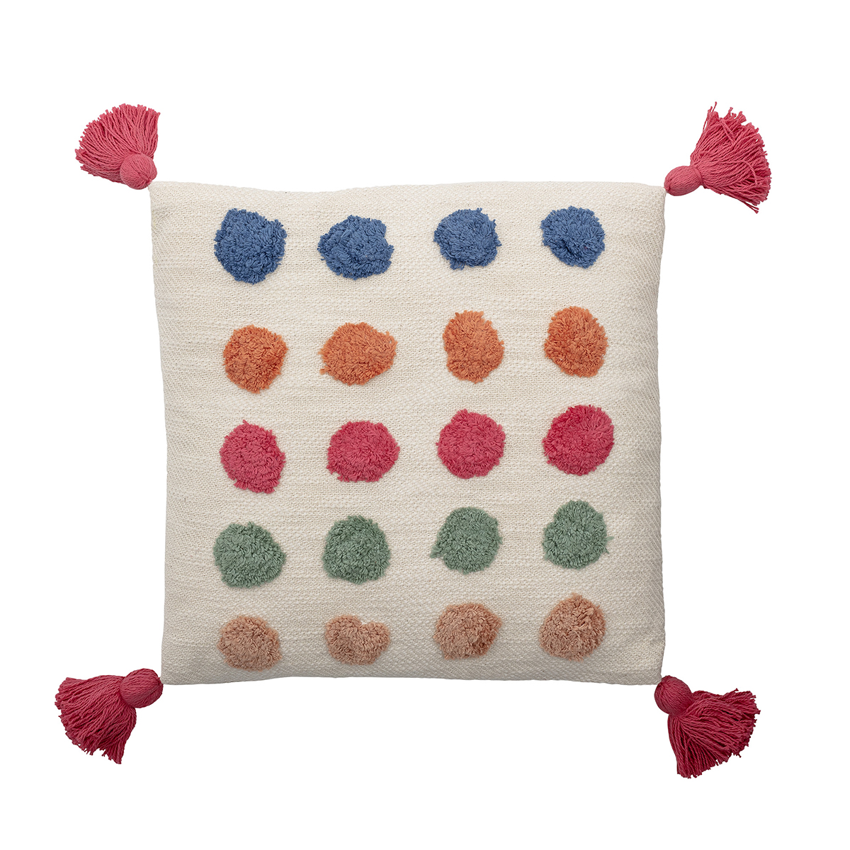 Bloomingville Colorful Polka Dot Cushion