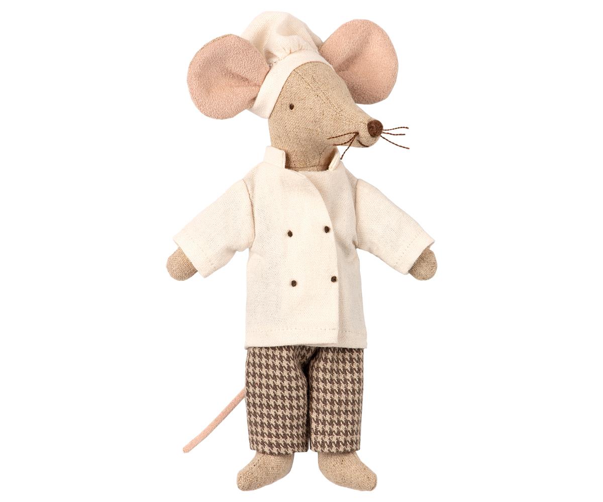 Maileg Father Mouse in Chef Outfit