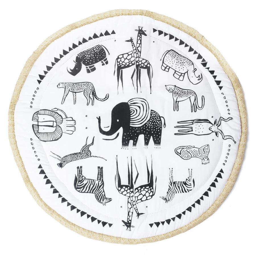 Wee Gallery Safari Organic Round Playmat