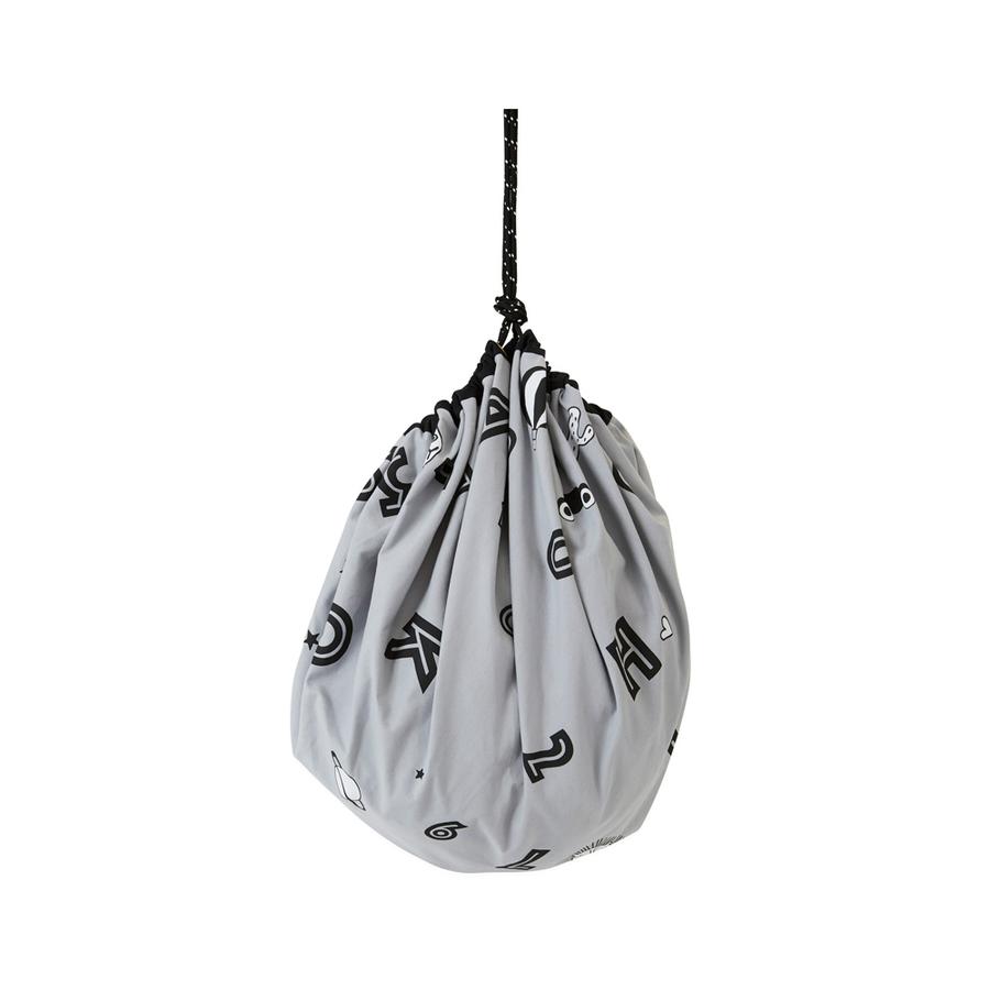 OYOY Grey Alphabet Storage Playsack