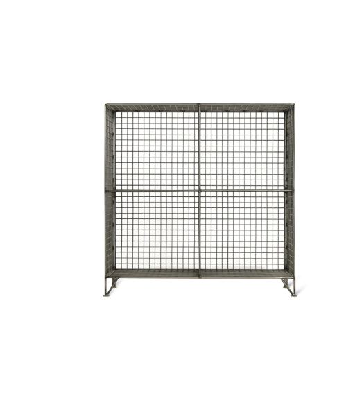 Garden Trading Grey Metal Mesh Shelving Unit