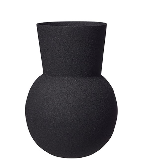 Matte Metal Vase 