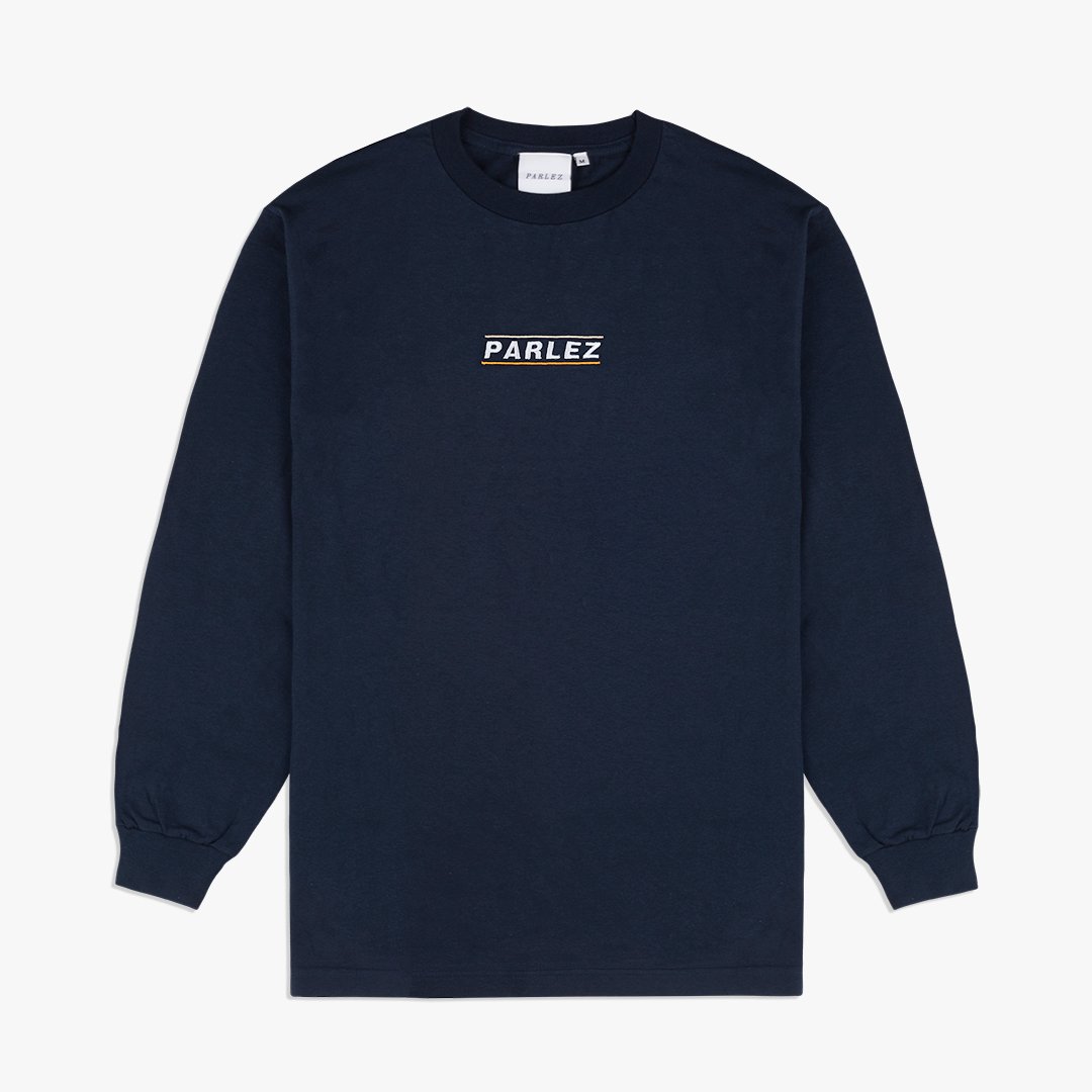 Parlez Long Sleeve Sven Tee Navy