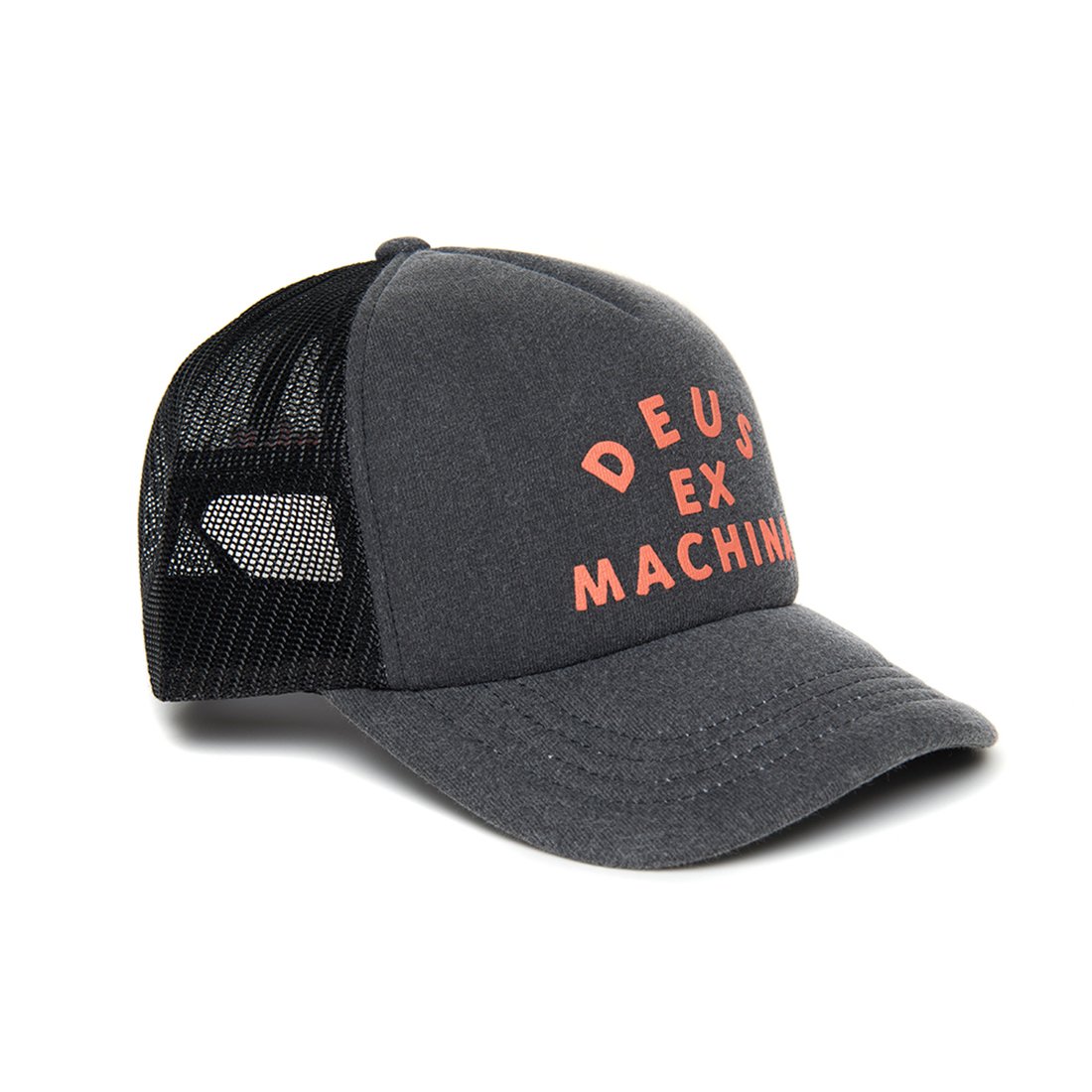 Deus Ex Machina Roller Trucker Hat Black