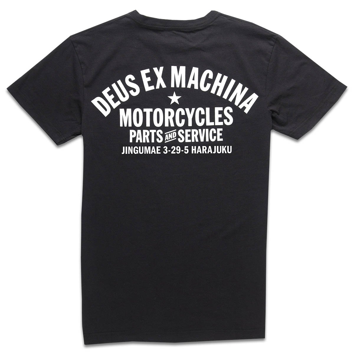 Deus Ex Machina Tokyo Address Tee Black