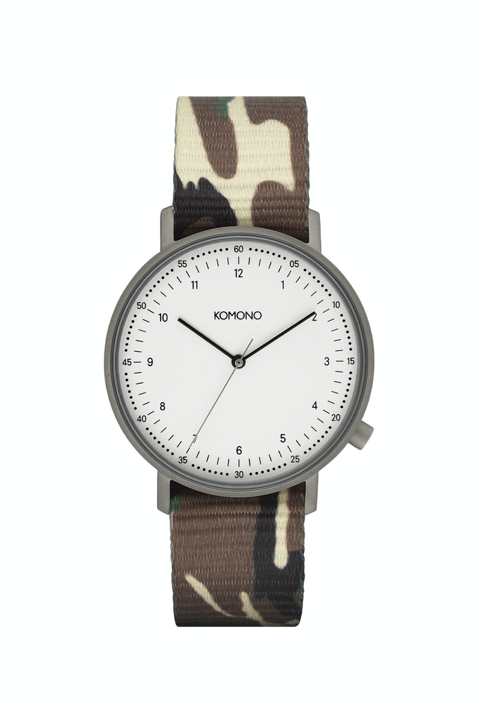 Komono Camo Woodland Lewis Watch