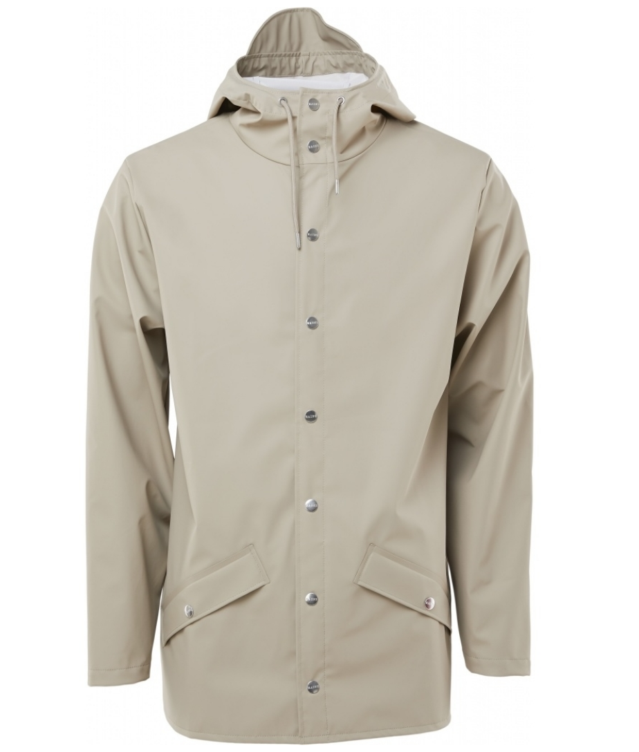 Rains Beige Short Jacket