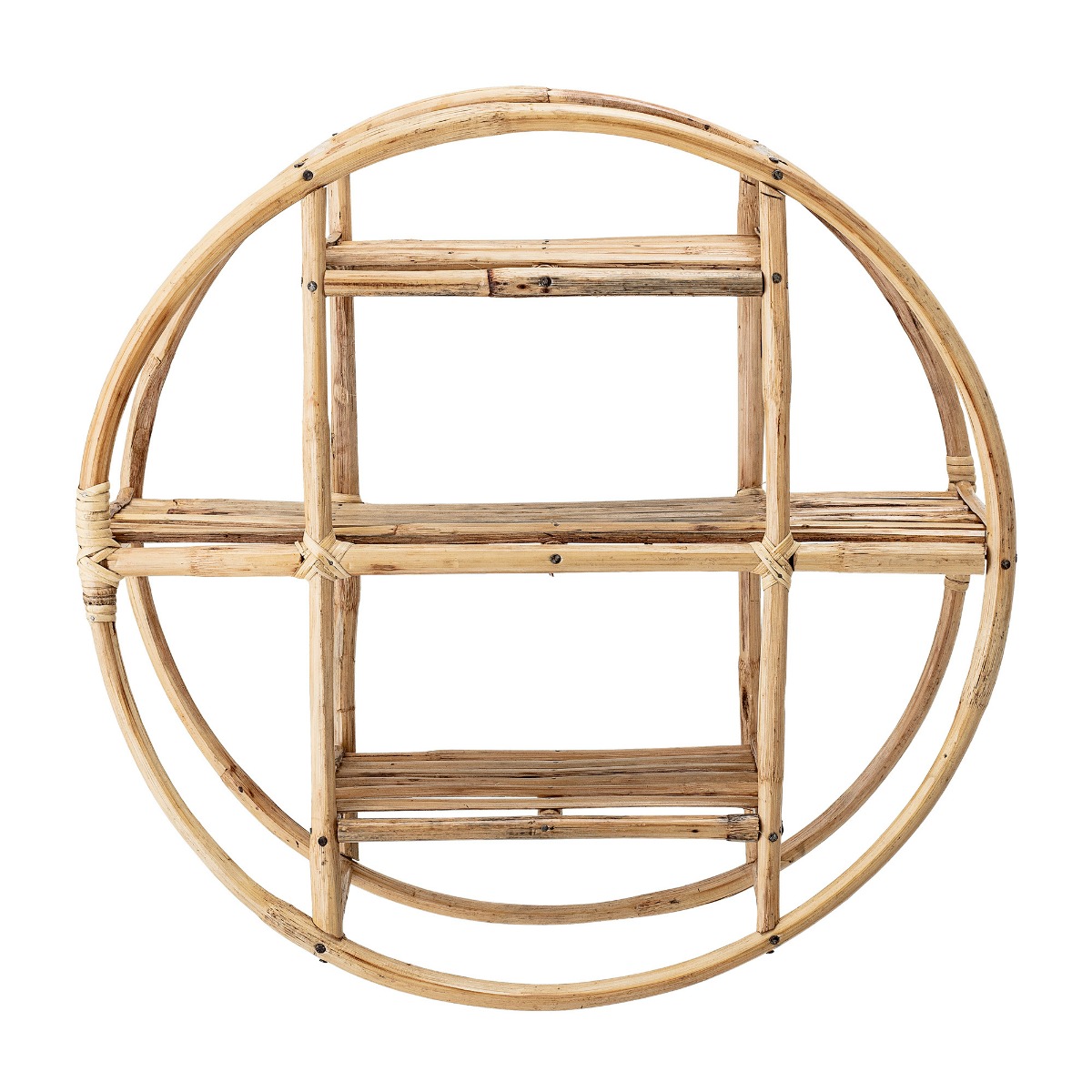 Bloomingville Sia Circular Cane Wall Shelf