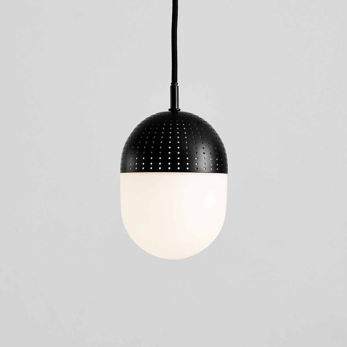 Woud Medium Pendant Lamp Perforated Metal Dot