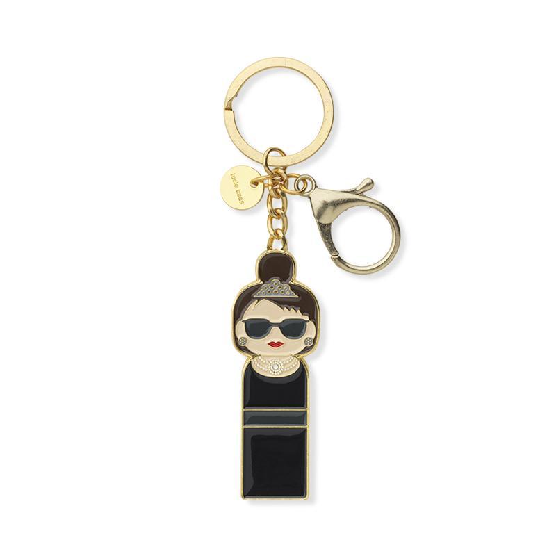 lucie-kaas-audrey-hepburn-metal-keychain