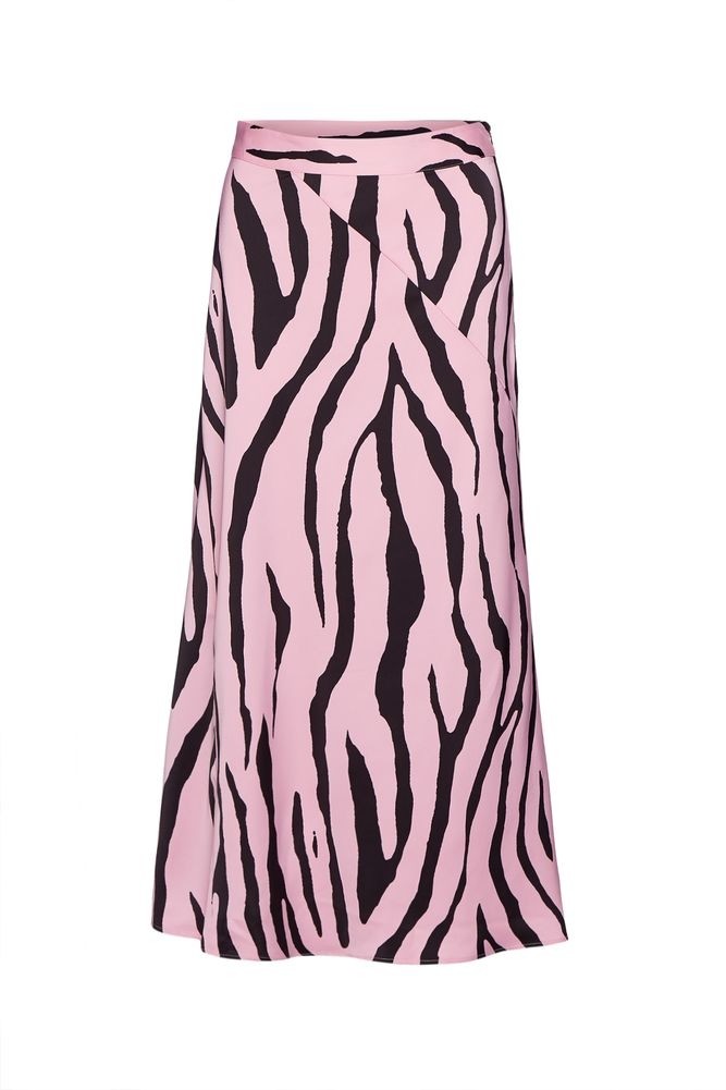 Fabienne Chapot Claire Skirt in Black Pink Zebra