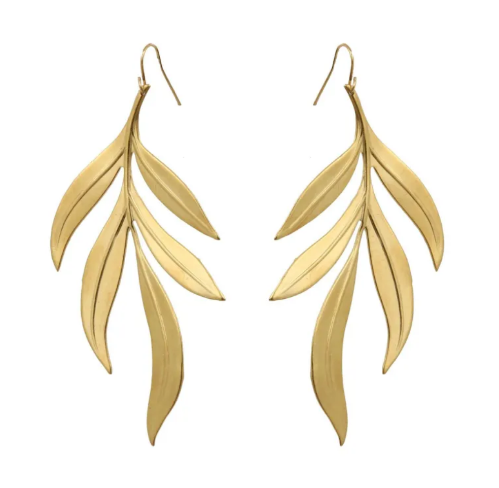 By Zia Lali Gold Plated Earrings