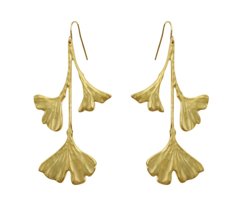 By Zia Adeline Gold Plated Earrings