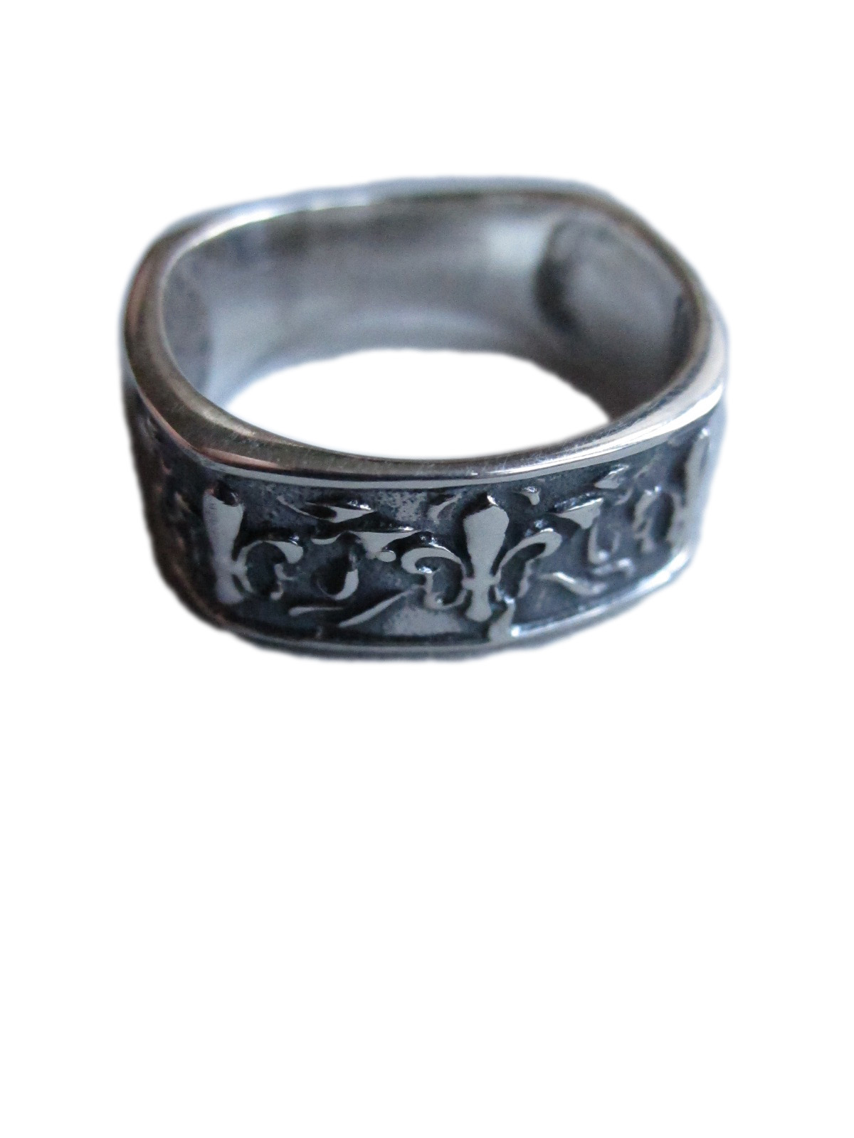 CollardManson Silver Fleur De Lis Ring