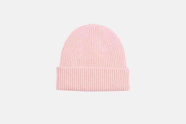 Colorful Standard Colorful Merino Wool Beanie Faded Pink