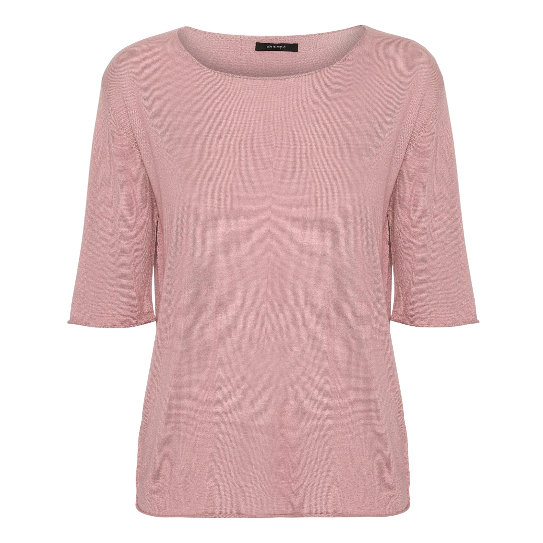 Oh Simple Blush Silk Cashmere Knit