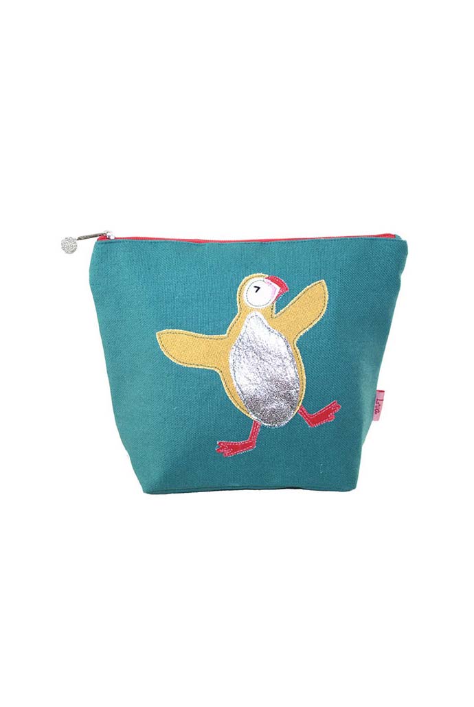 lua-teal-puffin-applique-cosmetic-purse