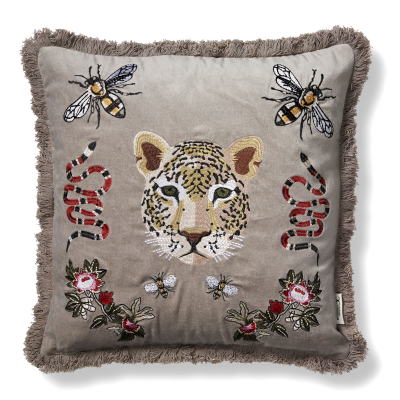 Classic Collection Taupe Anguis Simply Cushion Cover
