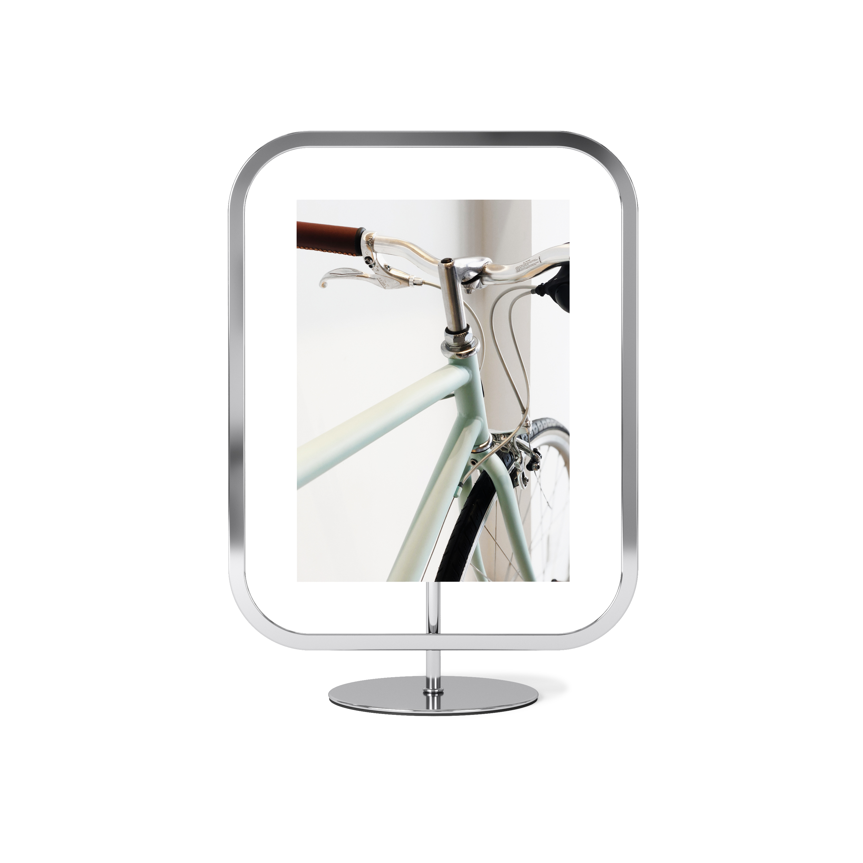 Umbra Chrome Infinity Sqround Photo Frame 5" x 7"