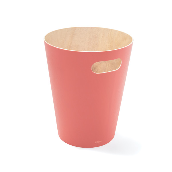 Umbra Coral Woodrow Waste Bin