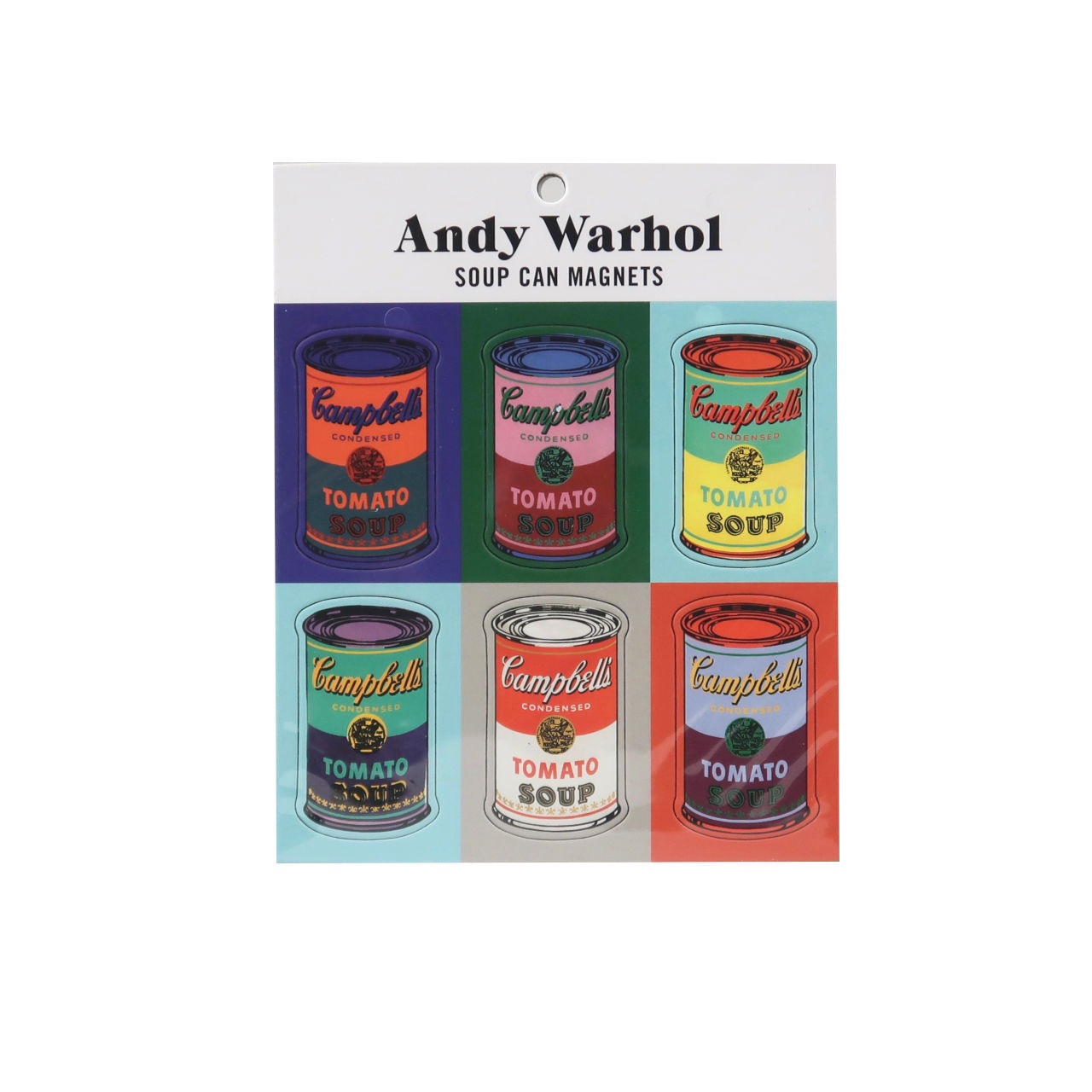 Galison Andy Warhol Soup Can Magnets