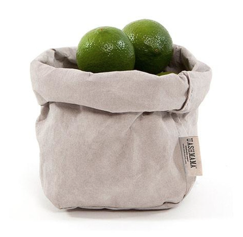 Uashmama Light Grey Small Paper Bag