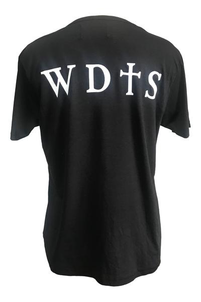 WDTS Bamboo Black T Shirt Logo On Back