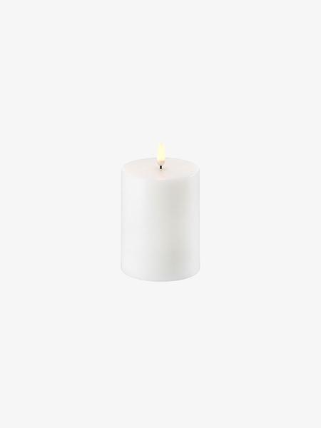 UYUNI LIGHTING LED Pillar Candle 8 x 10 Nordic White