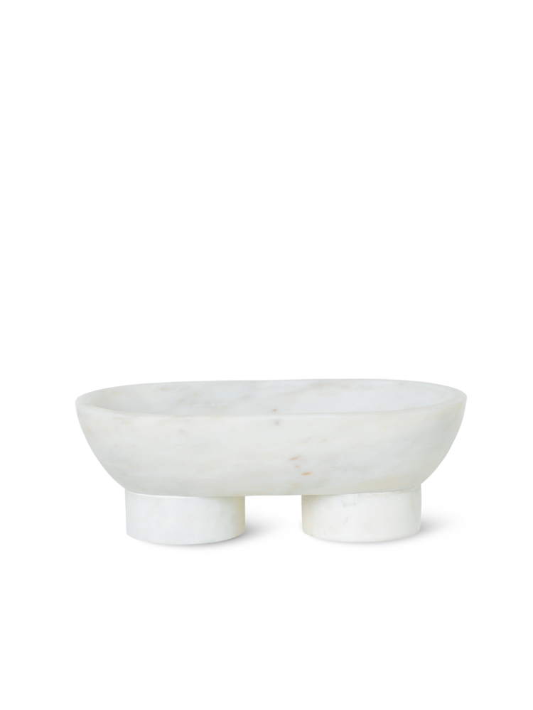 Ferm Living White Alza Bowl