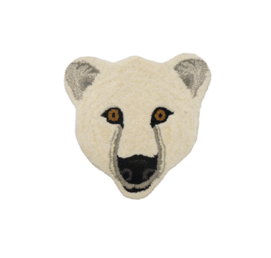 Doing Goods KASBAH polar bear - head rug