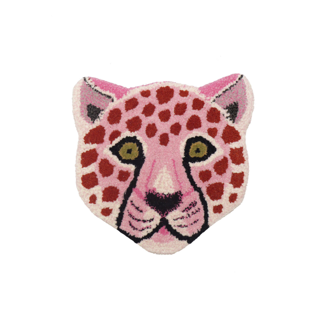 Doing Goods Pink Leopard Head