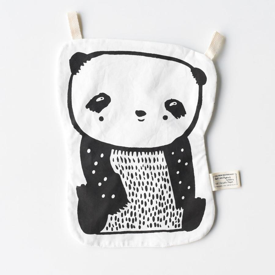 Wee Gallery Organic Panda Crinkle Toy for Baby