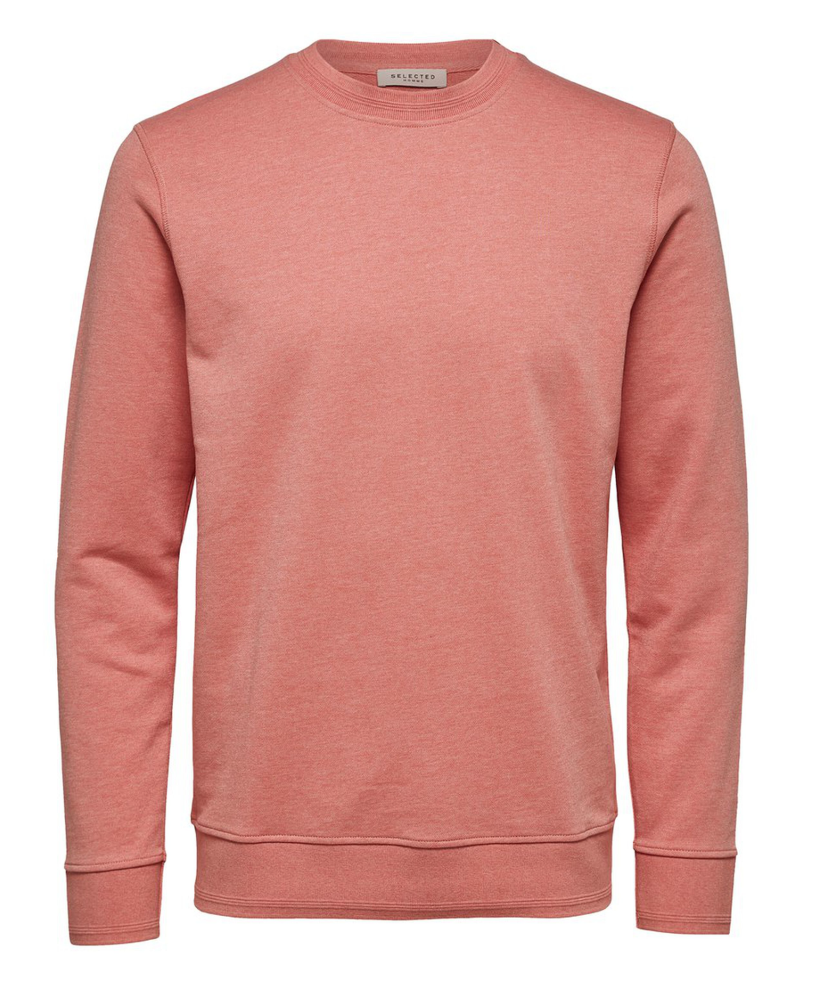 Selected Homme Bono Crew Neck Sweat - Lobster Bisque 