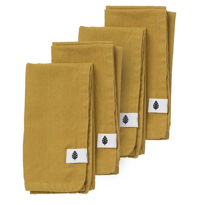 Bungalow DK Napkin Saara Ochre 45x45cm