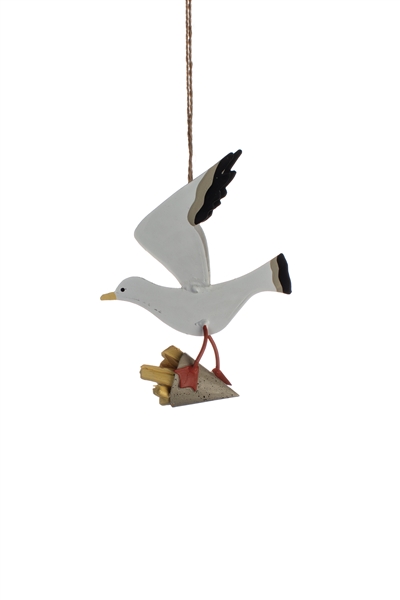 Shoeless Joe Seagull Steals Chips Decoration