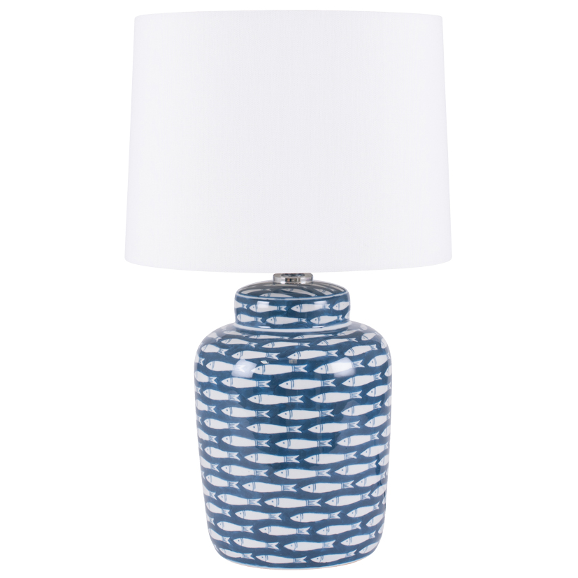 Pacific Lifestyle Blue Fish Design Lamp