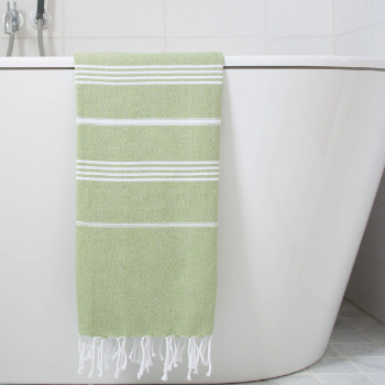 ottomania-moss-green-and-white-hammam-towel