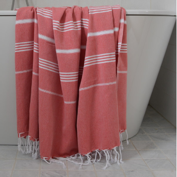 ottomania-220cm-brick-red-and-white-hammam-towel