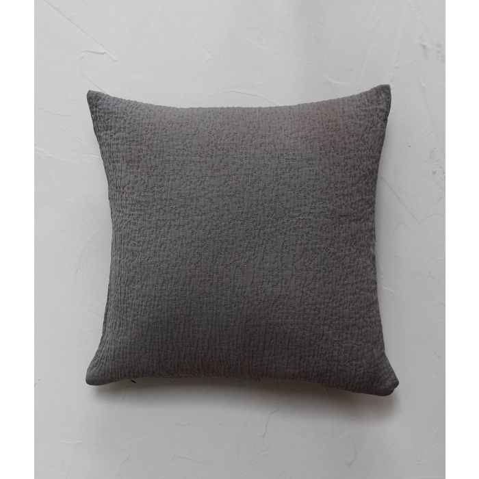 Sylvie Thiriez Stone Washed Cotton Grey Cushions 