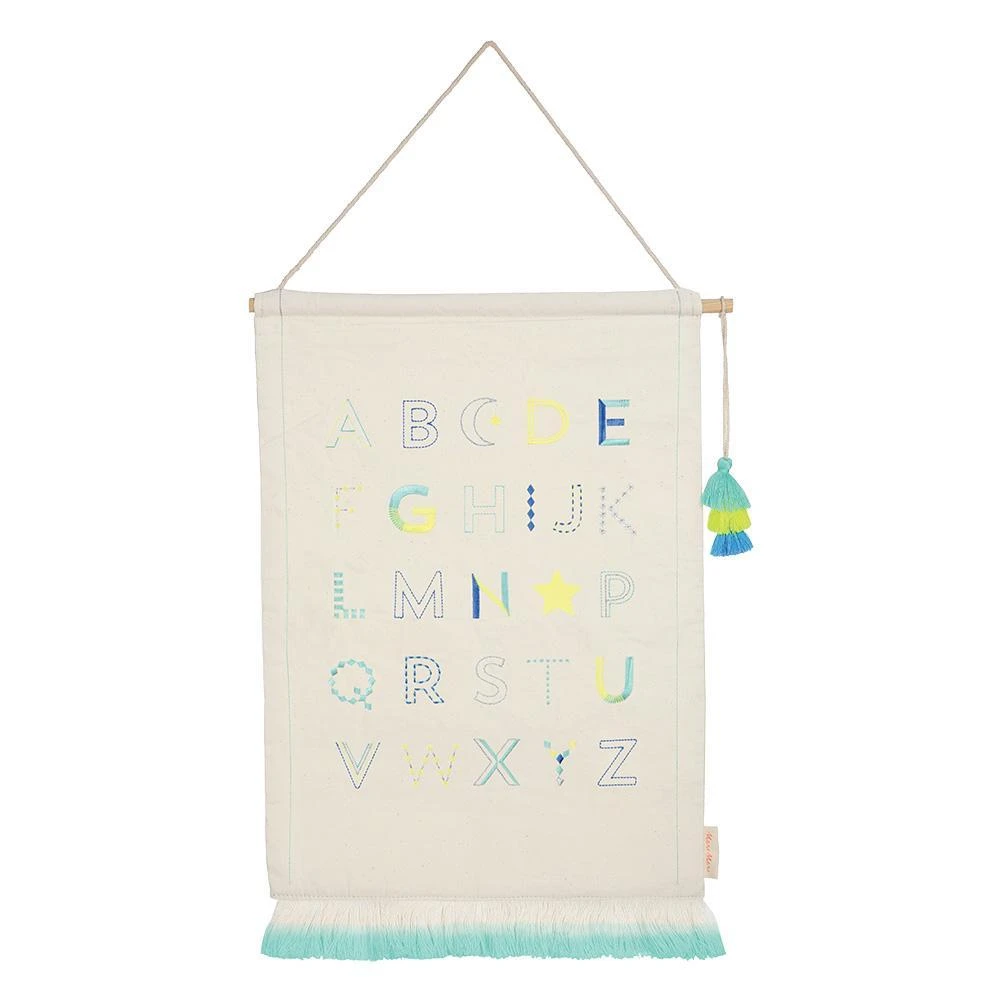 Meri Meri Blue Alphabet Wall Hanging