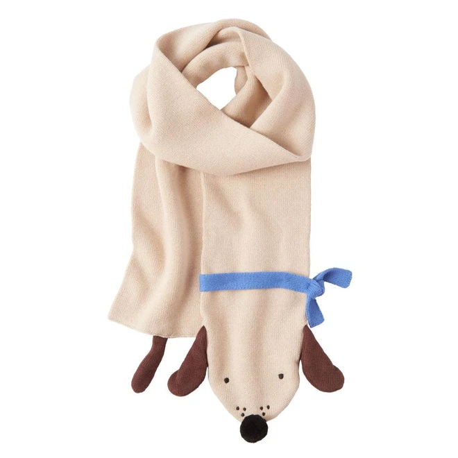 Meri Meri Organic Cotton Knitted Puppy Scarf