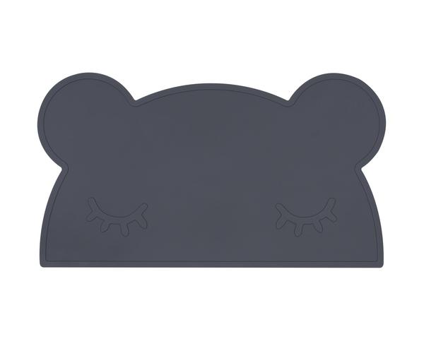 We Might Be Tiny  Charcoal Bear Placemat